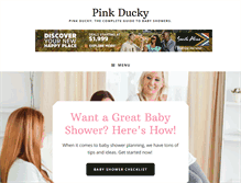 Tablet Screenshot of pinkducky.com